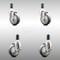 Service Caster 4 Inch 316SS Thermoplastic Rubber Swivel 1-1/4 Inch Stem Caster Brake SCC, 2PK SCC-SS316EX20S414-TPRB-2-TLB-2-114 - alternate 1